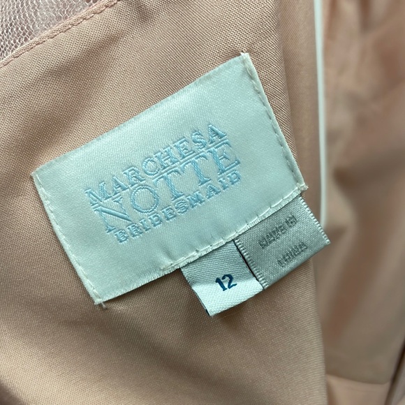 🎀SALE🎀STUNNING Marchesa Noté Bridesmaid dress: Sz 12 Never Worn! - Picture 3 of 4